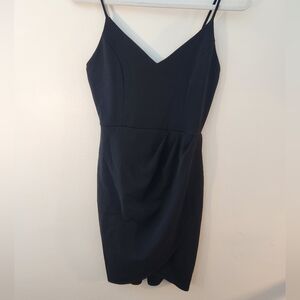 Lulu's Classic Black Mini Dress